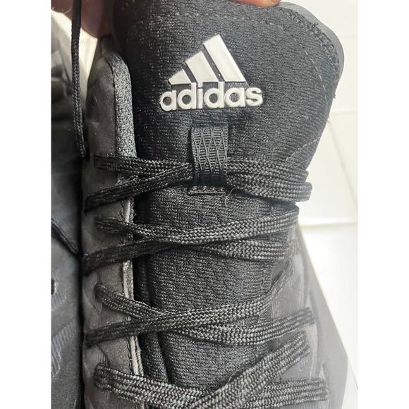 NEW Adidas Icon Bounce Baseball Molded Cleats Size 14 Men Black White - Picture 5 of 7